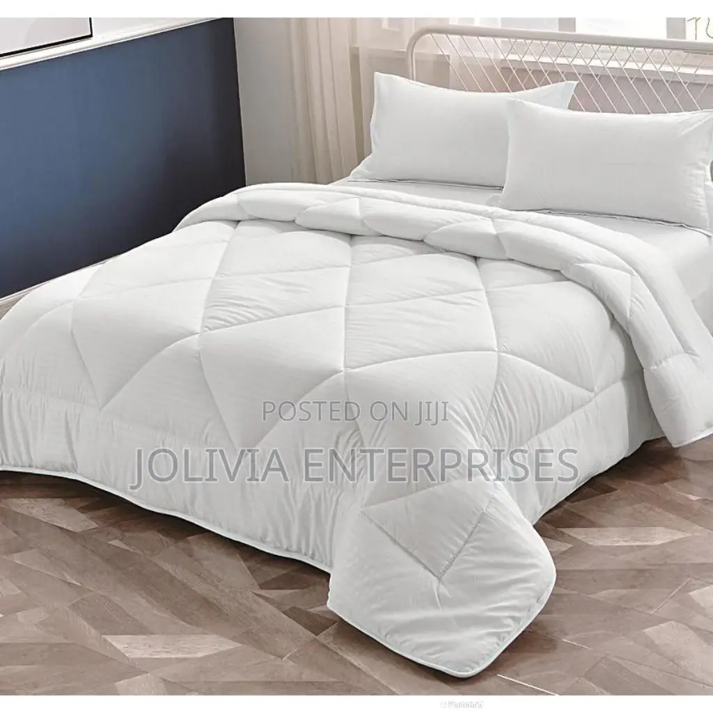 White Striped Duvet
