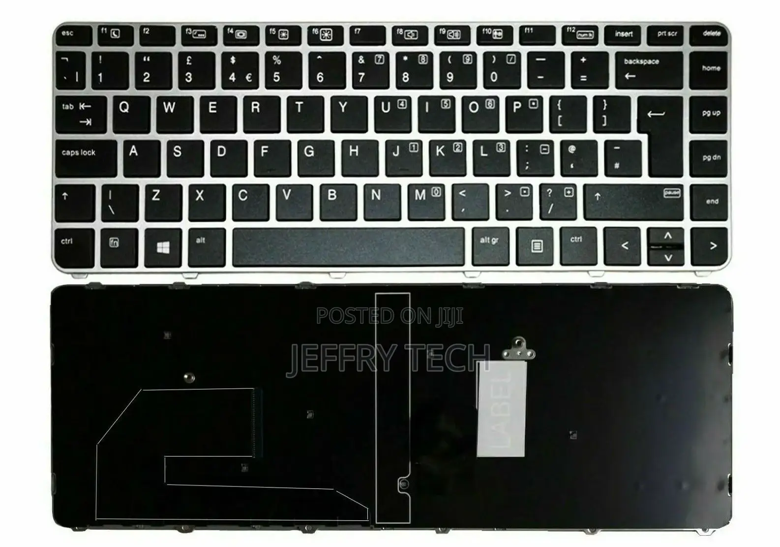 HP ELITEBOOK 740 745 G3 745 840 G3 G4 UK Laptop Keyboard Wit