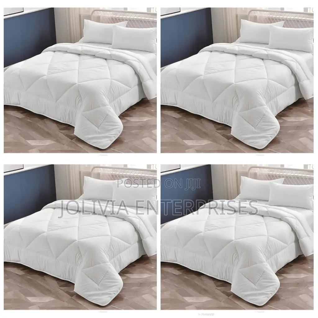 White Striped Duvet