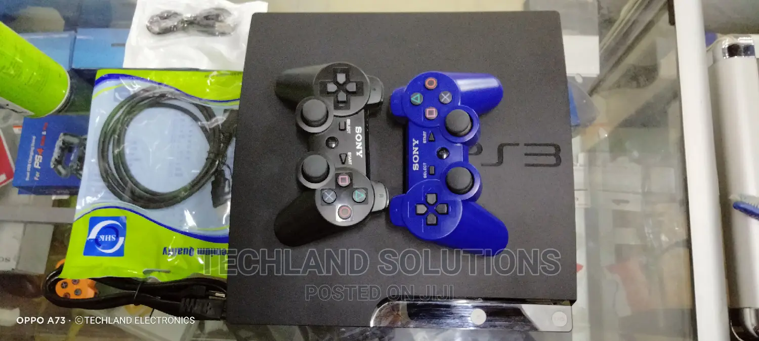Slim Ps3 Chipped With 10 Games With 2 Pads