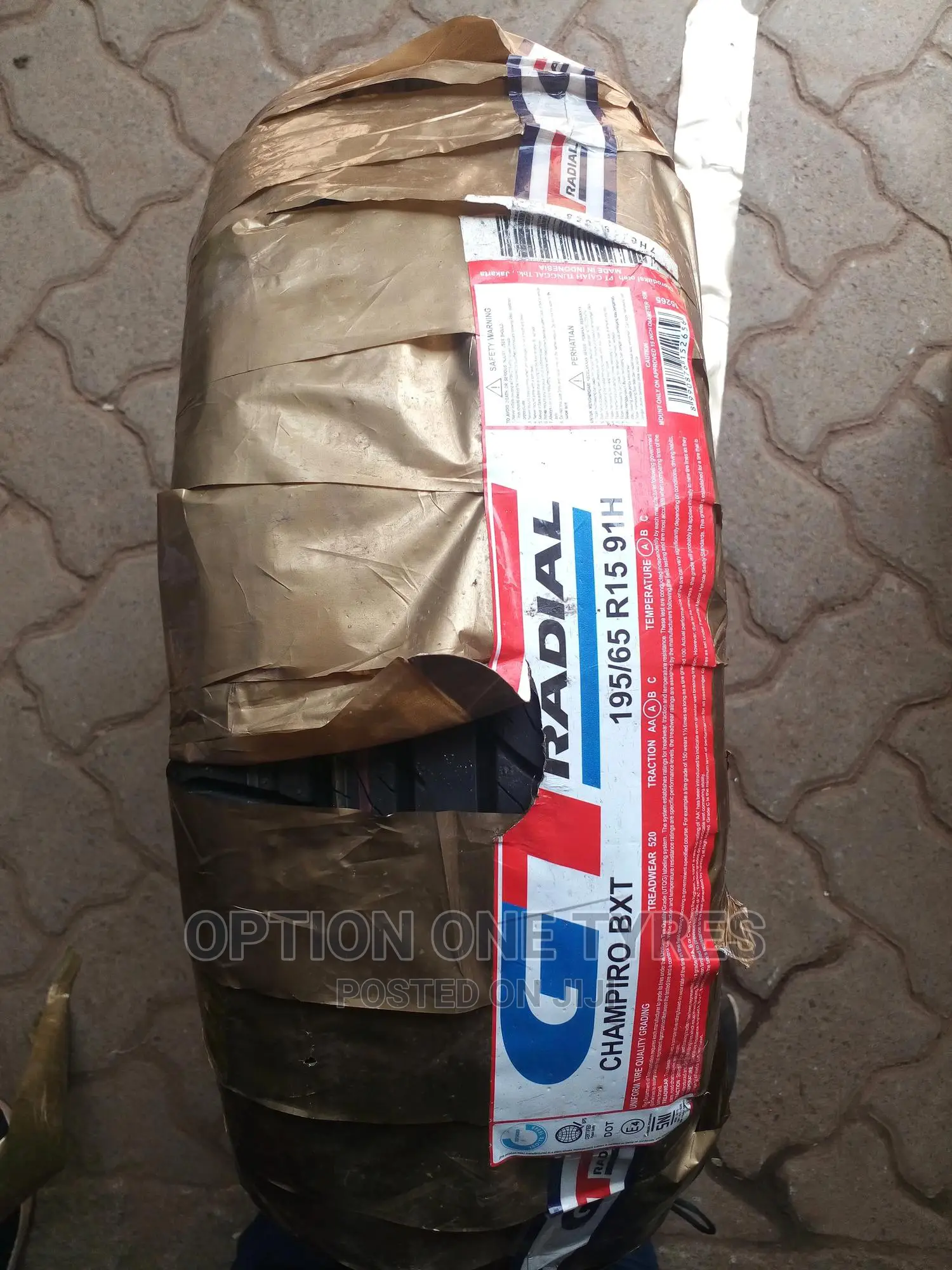 195/65r/15 G.T Champiro Indonesia Tyres for Sale at 9,500