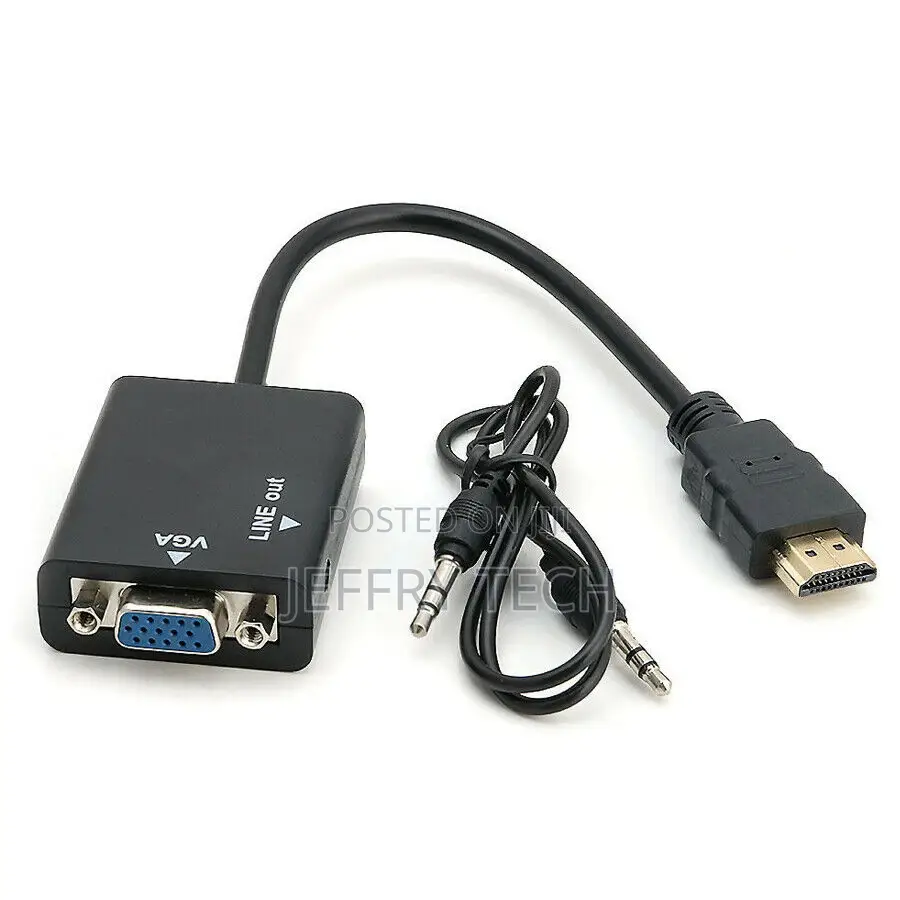 DVD Adapter Converter Video TV for PC HDTV HDMI Male to VGA