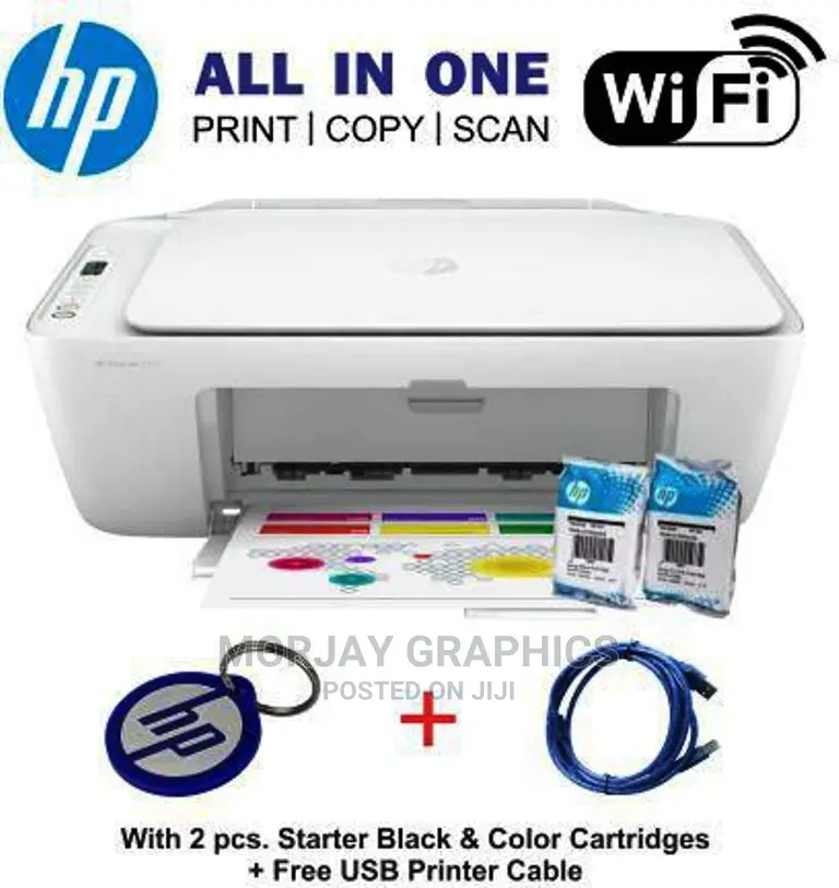 HP Deskjet 2710 - All-In-One WIRELESS Printer