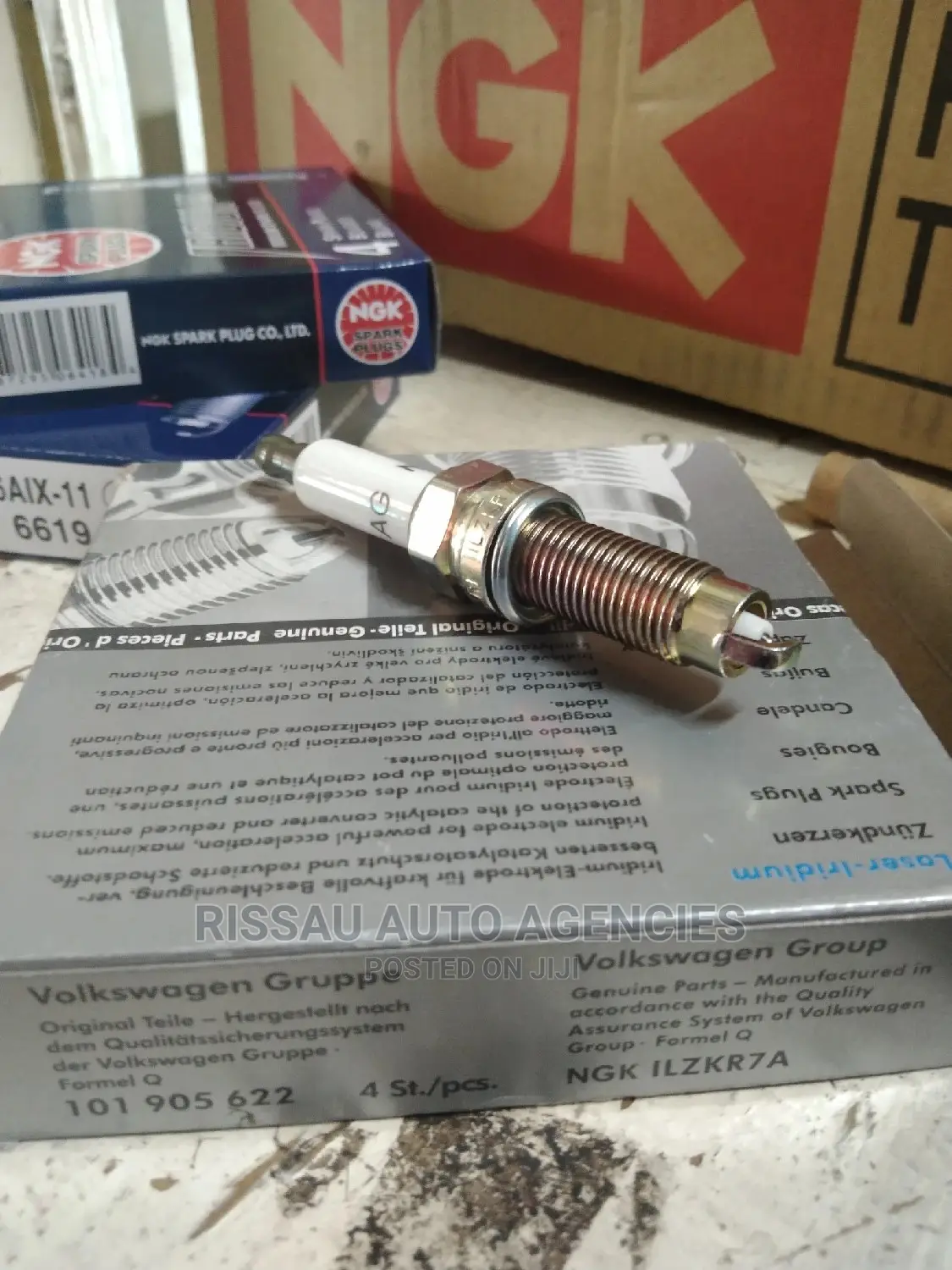 AUDI/VW Original NGK ILZKR7A Laser Iridium Spark Plugs.