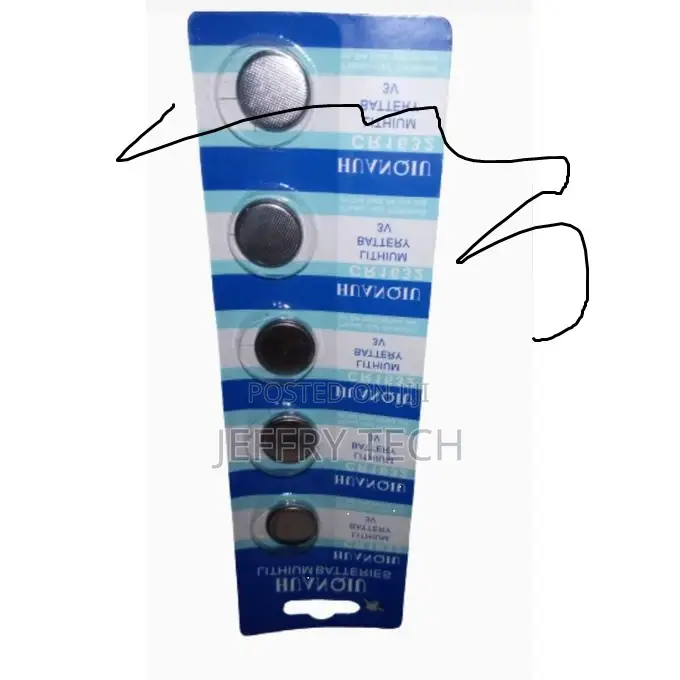 CR1632 Button Battery 3V Lithium Battery. (5 Pack)