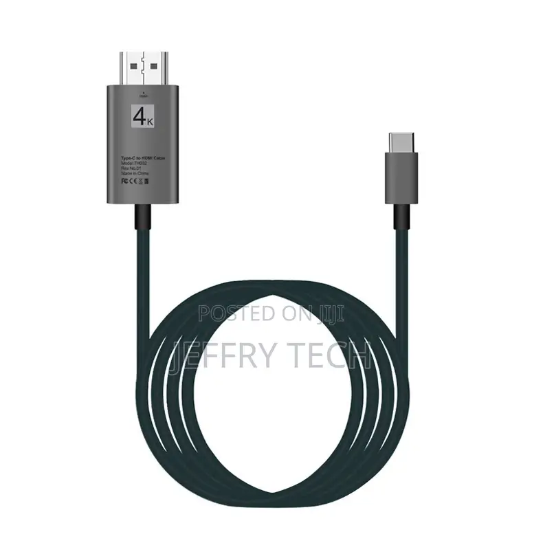 Ultra High Resolution 2M 4K 60HZ USB Type C to HDMI Cable Ad