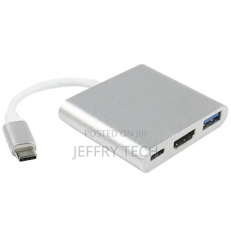 OEM 1080P 3 in 1 USB Hub Type C USB C 3.1 to HDTV+USB Adapte
