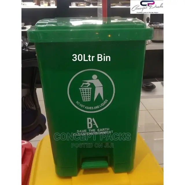 30ltr Glossy Pedal Bin