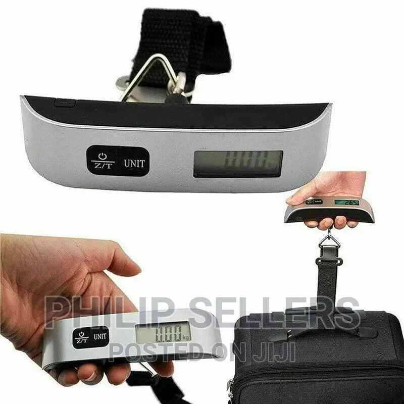 50kg/10g Portable LCD Digital Hanging Luggage Scale Travel E