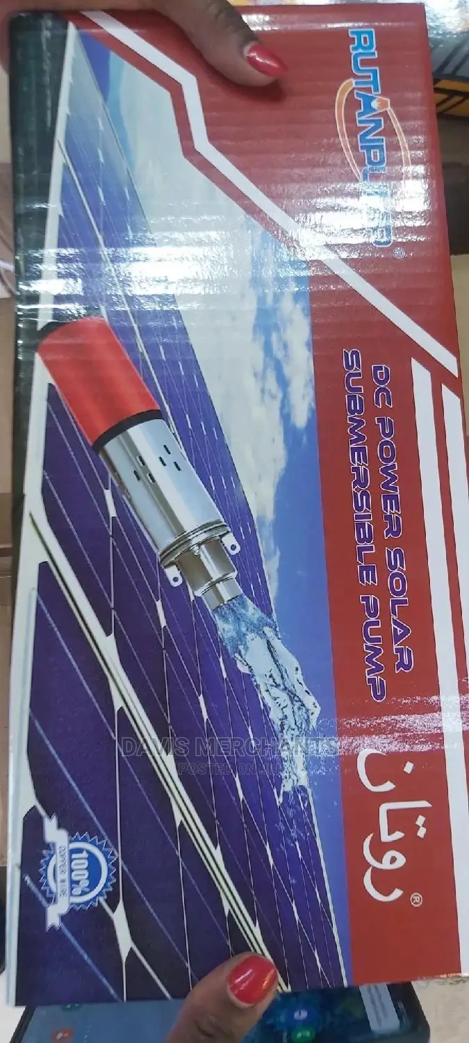Rutan Solar Water Pump Max. Head 50 Mitres, 250 Watts, 24 V