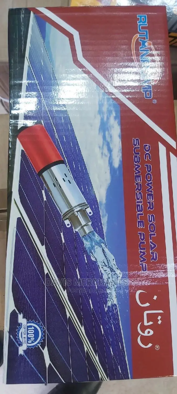 Rutan Solar Water Pump Max. Head 50 Mitres, 250 Watts, 24 V