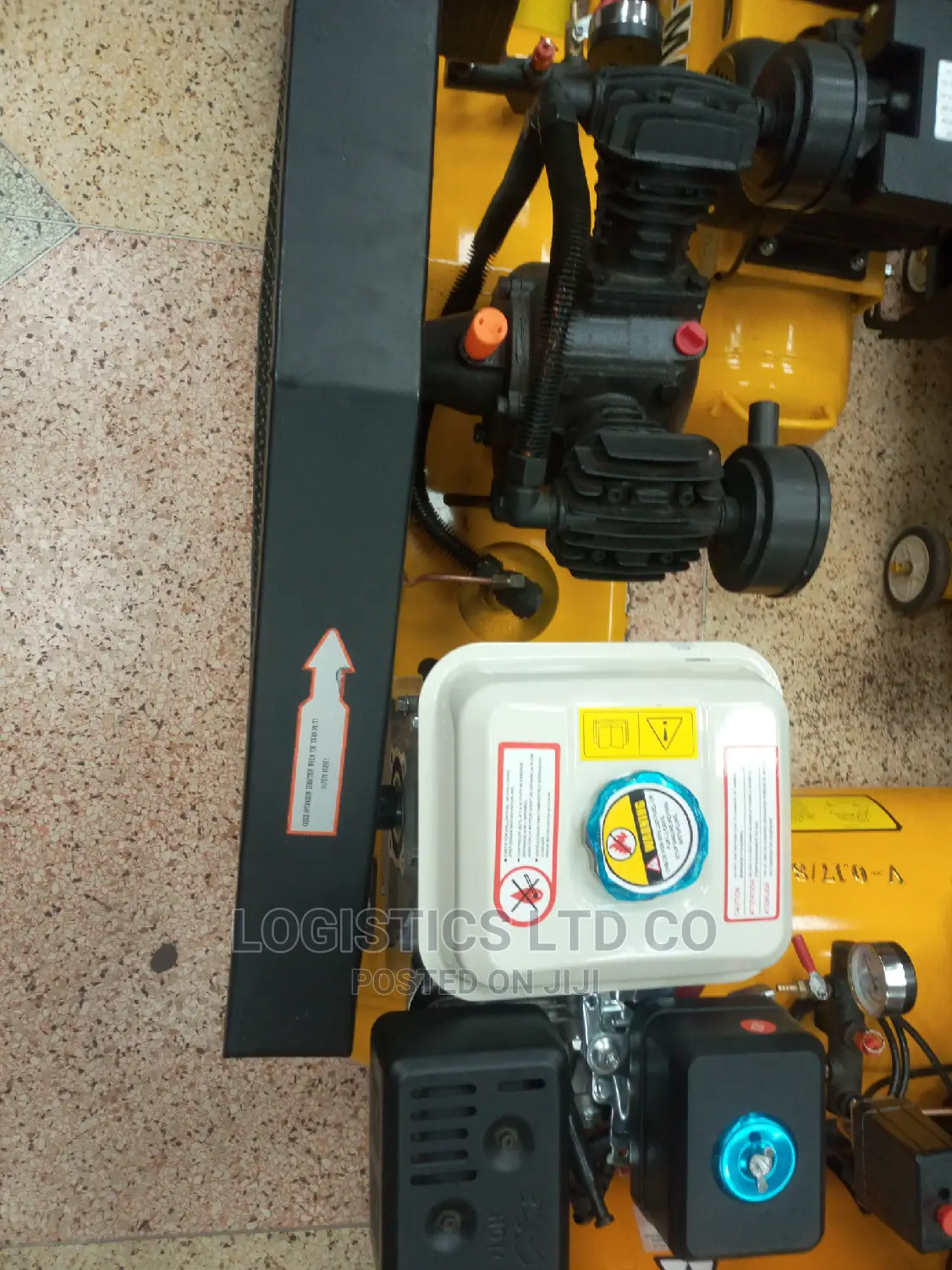 Air Compressor 100ltrs Twin Petrol N Electric Premier
