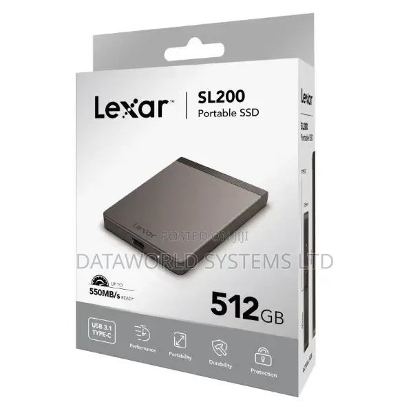 Lexar SL200 Portable External SSD 512GB