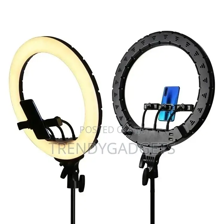 2 .1 M Tripod 18 Inch Ring Light Video LGHT Makeup Lamp