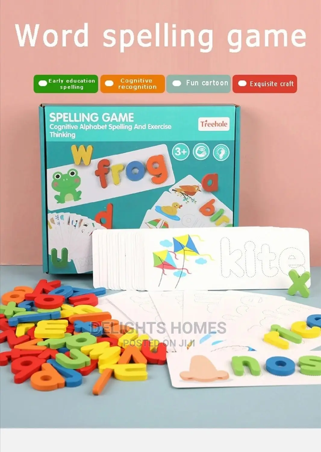 Kids Montessori Spelling Game