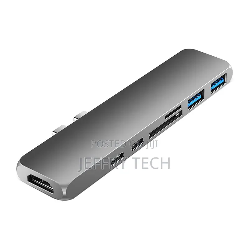 Type C Hub Adapter for Macbook Pro 7 in 1 With USB-C 100W Po