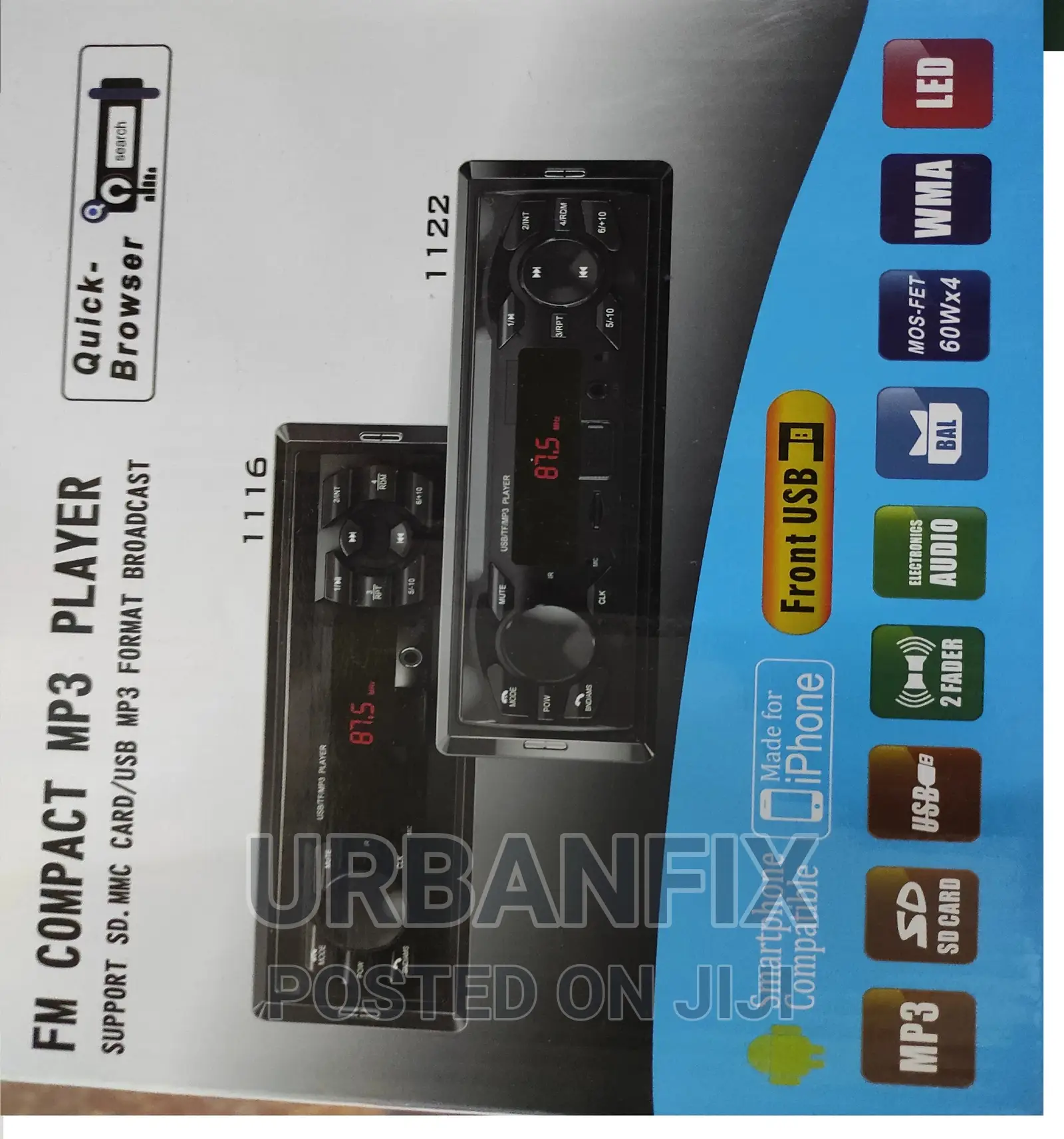Affordable Car Radio Stereo With Bluetooth, FM and USB