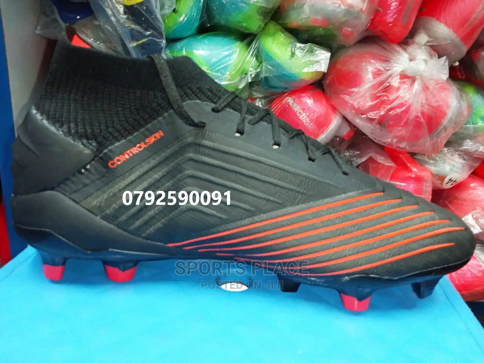 Black Predator Football Boots