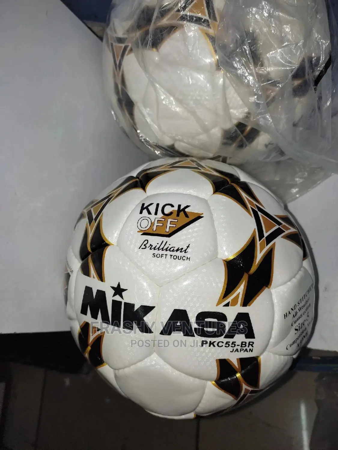 Mikasa Footballs.