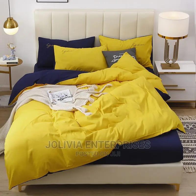 Duvet Covers Yellow Plain