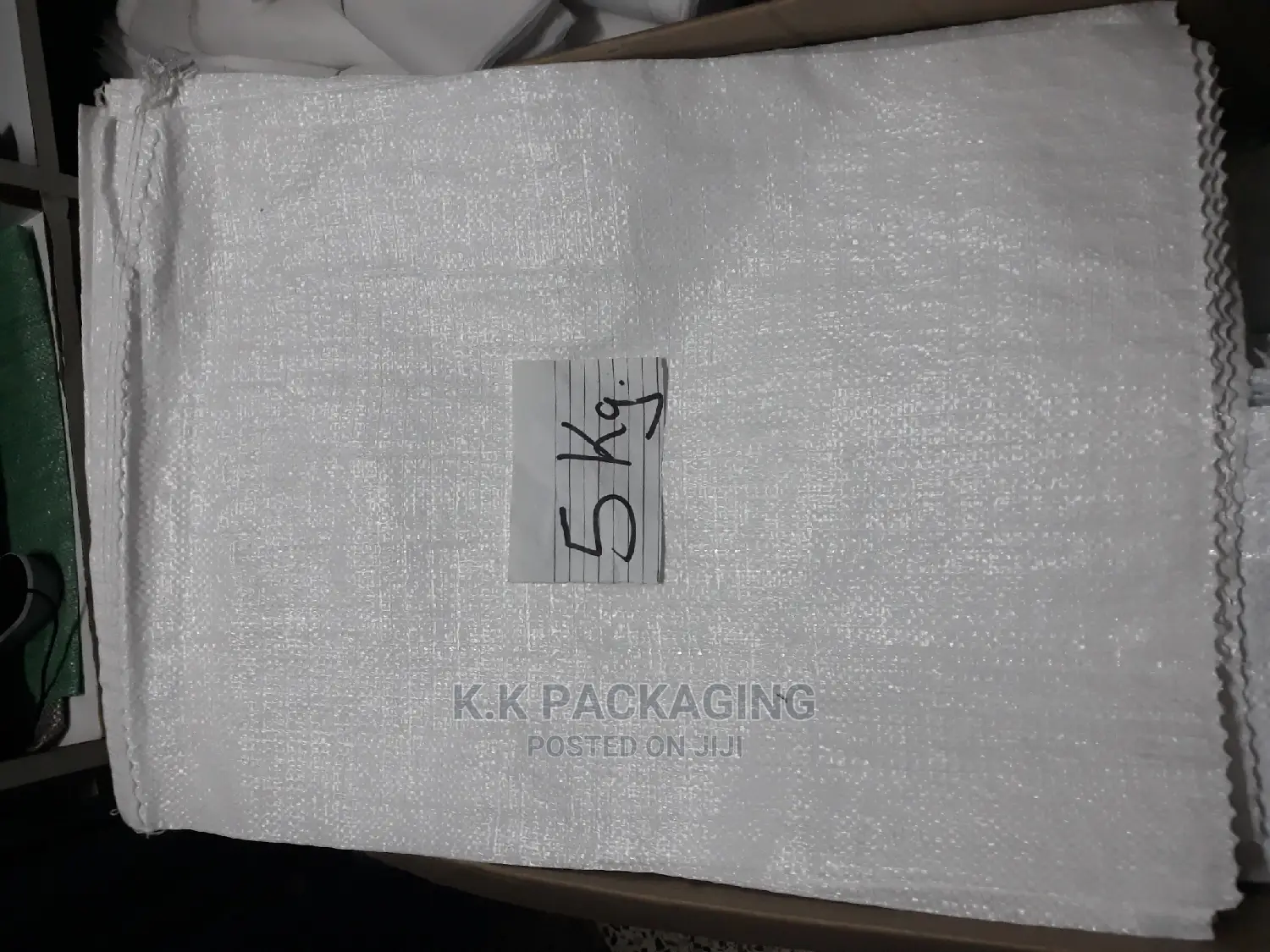 5kg White Nylon Sacks