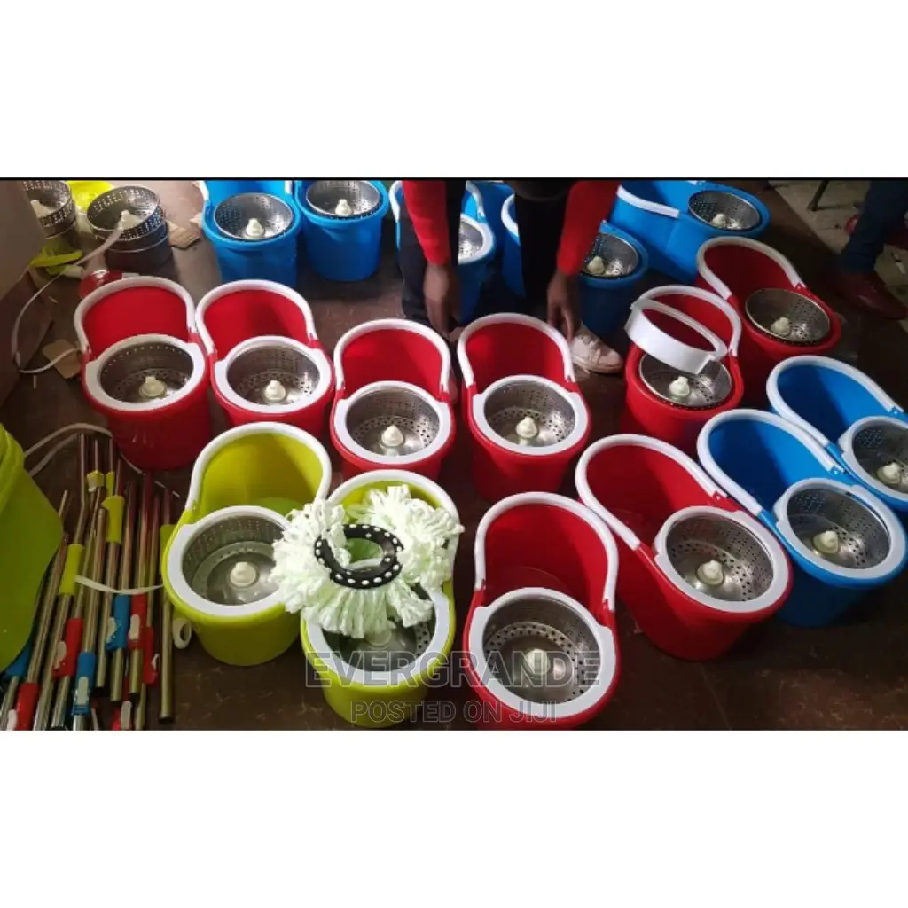 New Metalic Spin Mop