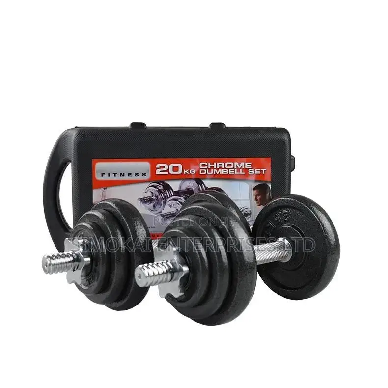 20kg Dumbbells' Set With Connector
