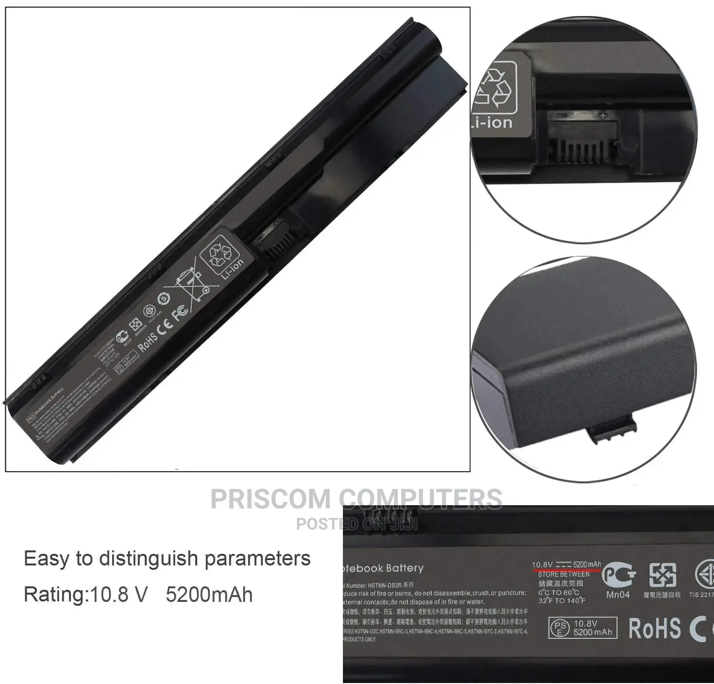 Battery for HP 4530s 4535s 4545s 4430s 4431s 4435s 4330s