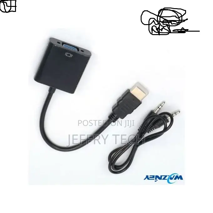 Generic HDMI to VGA Converter Adapter for PC TV Monitor