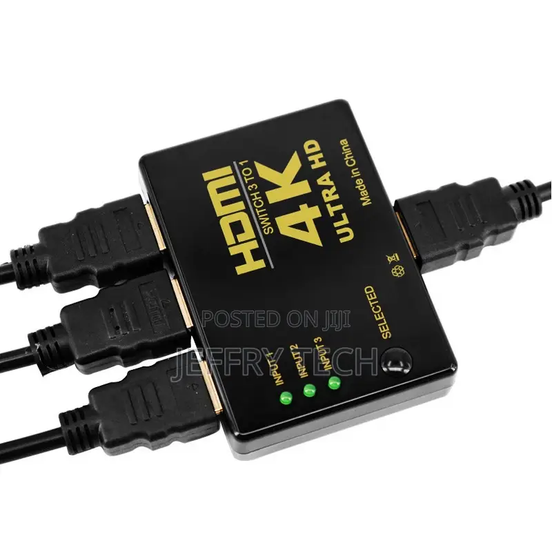4K High Speed HDMI Splitter 3x1 3 in 1 Out Ultra HD Switch H