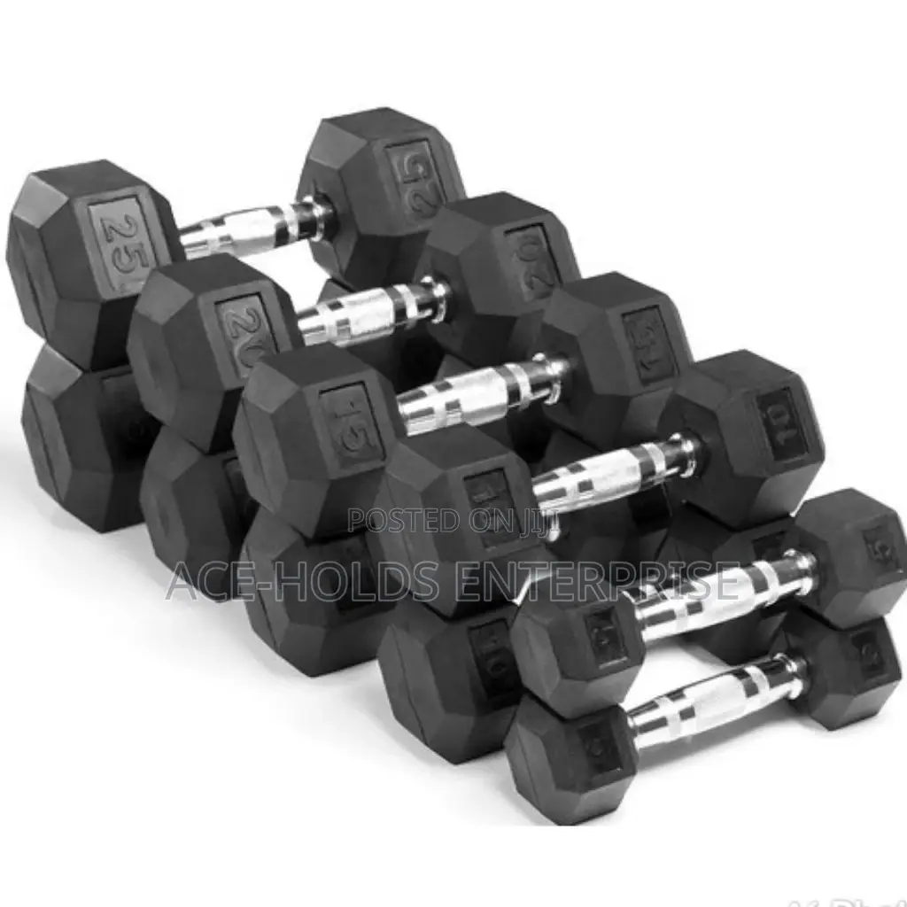 Durable 10kgs Hexagon Dumbbell