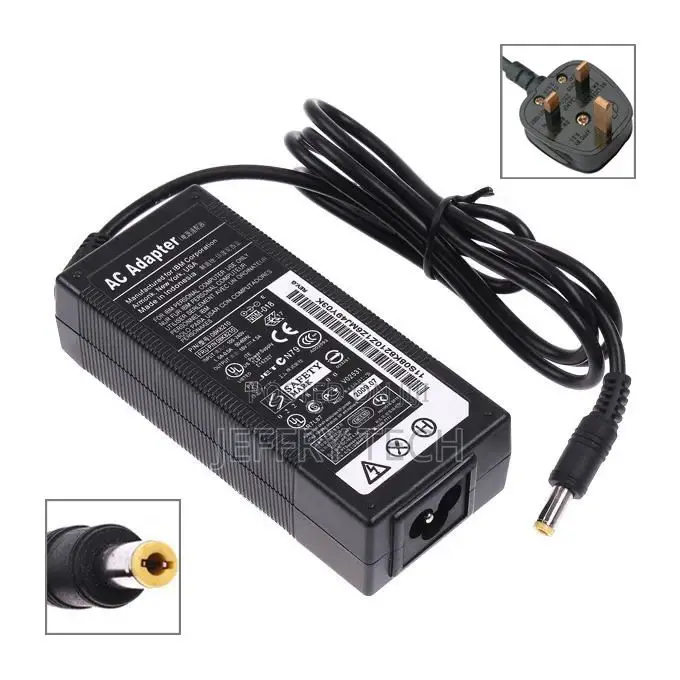 Plug AC Adapter 16V 4.5A 72W for Thinkpad Notebook, Output T