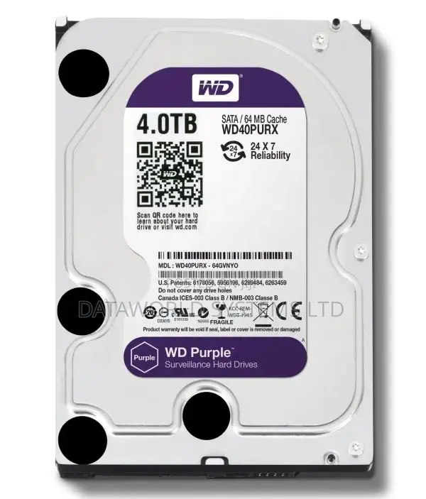Western Digital WD Purple 4TB Surveillance Hard Disk Drive