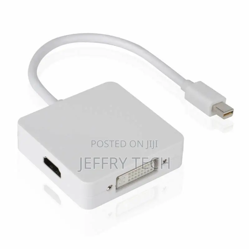 Mini DP Displayport to DVI VGA HDMI HDTV Adapter 3 In1 for A