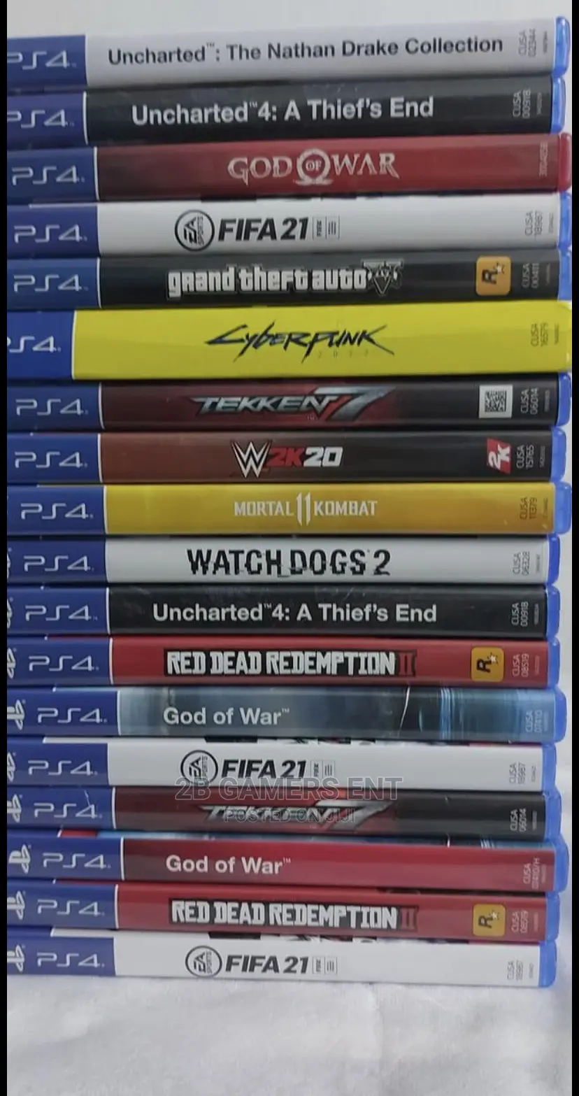 Call of Duty, Assassins Creed, Watchdogs, Used Ps4 Games