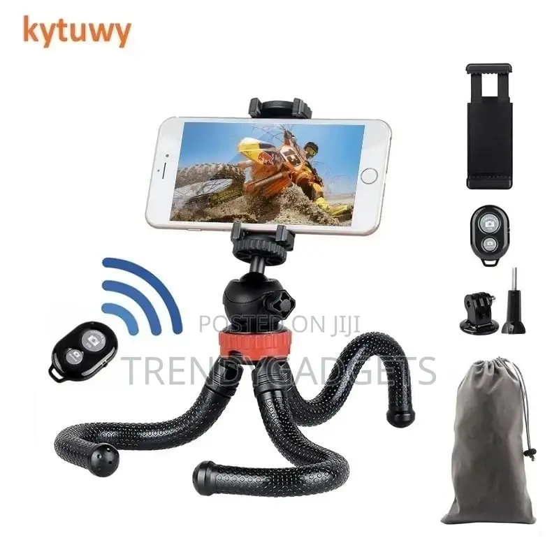12 Inch Gorilla Grip Tripod Stand for Mobile Phone, Dslr