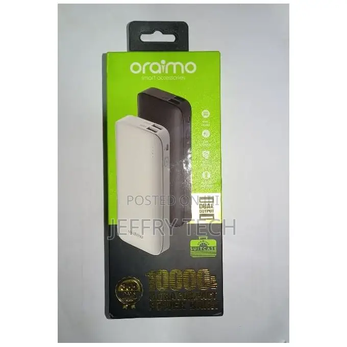 Oraimo 10000mah Ultra Compact Fast Charging Power Bank