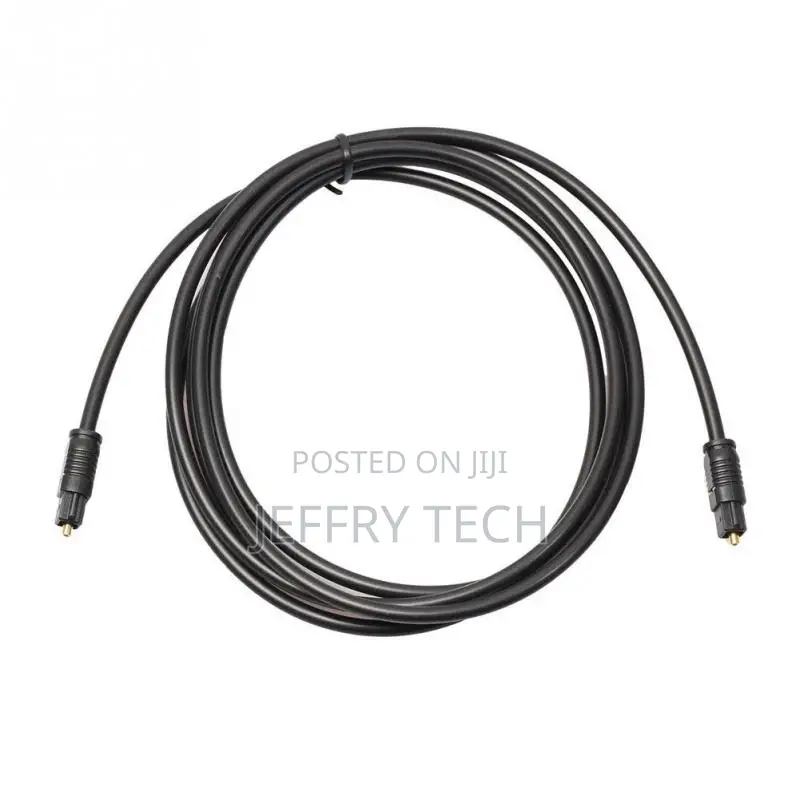 1M TV Digital Gold Connector Optical Fiber Toslink Audio Cab