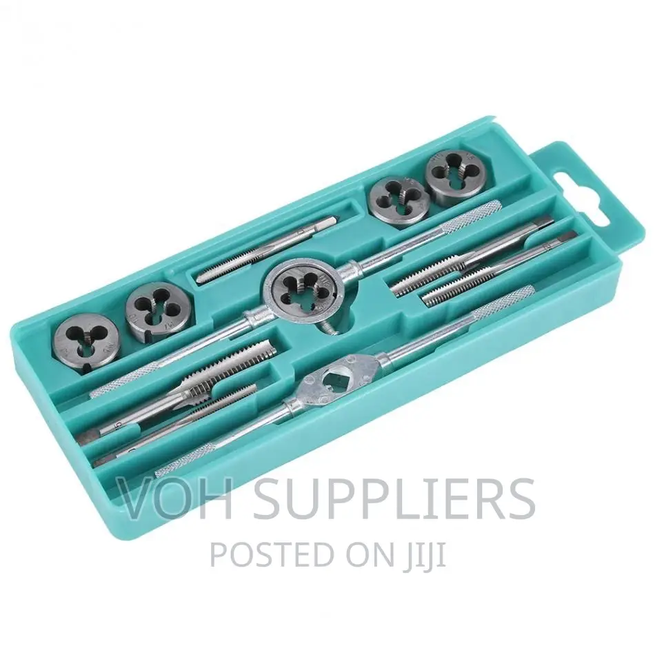 12pcs M6 to M12 Tap and Die Set With Wrench Handle