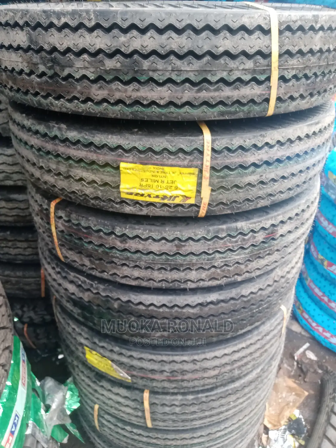 8.25R16 JK Tyre Made in India (Shipper