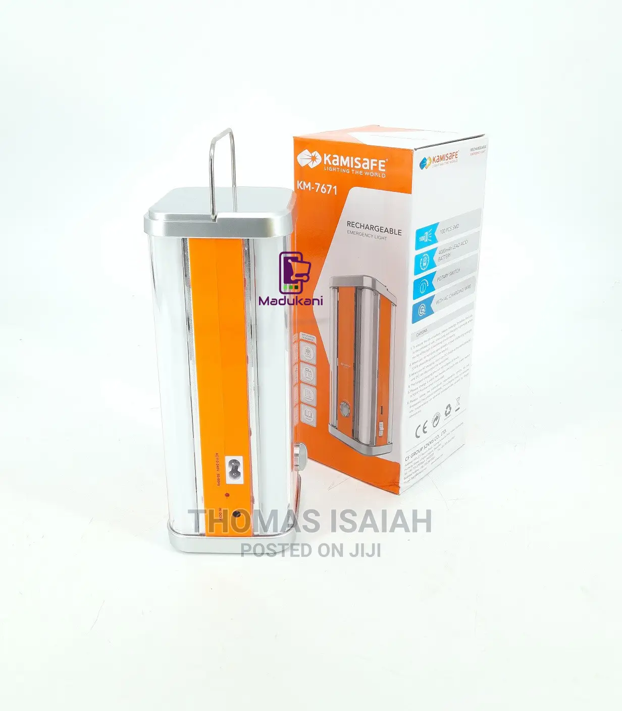 Kamisafe KM-7671 Rechargeable Emergency Lamp