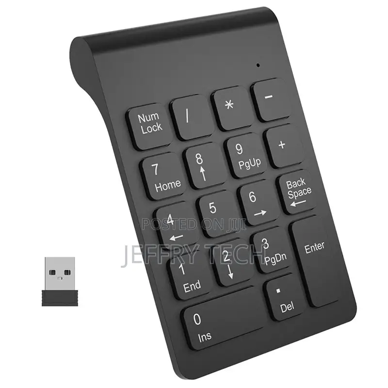 Mini 2.4ghz Wireless Numeric Keypad Numpad 18 Keys Digital K