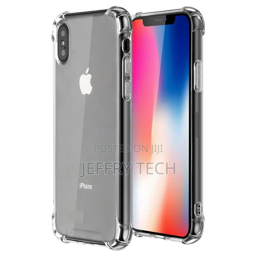 Shockproof Transparent Silicone TPU Phone Cases for iPhone X