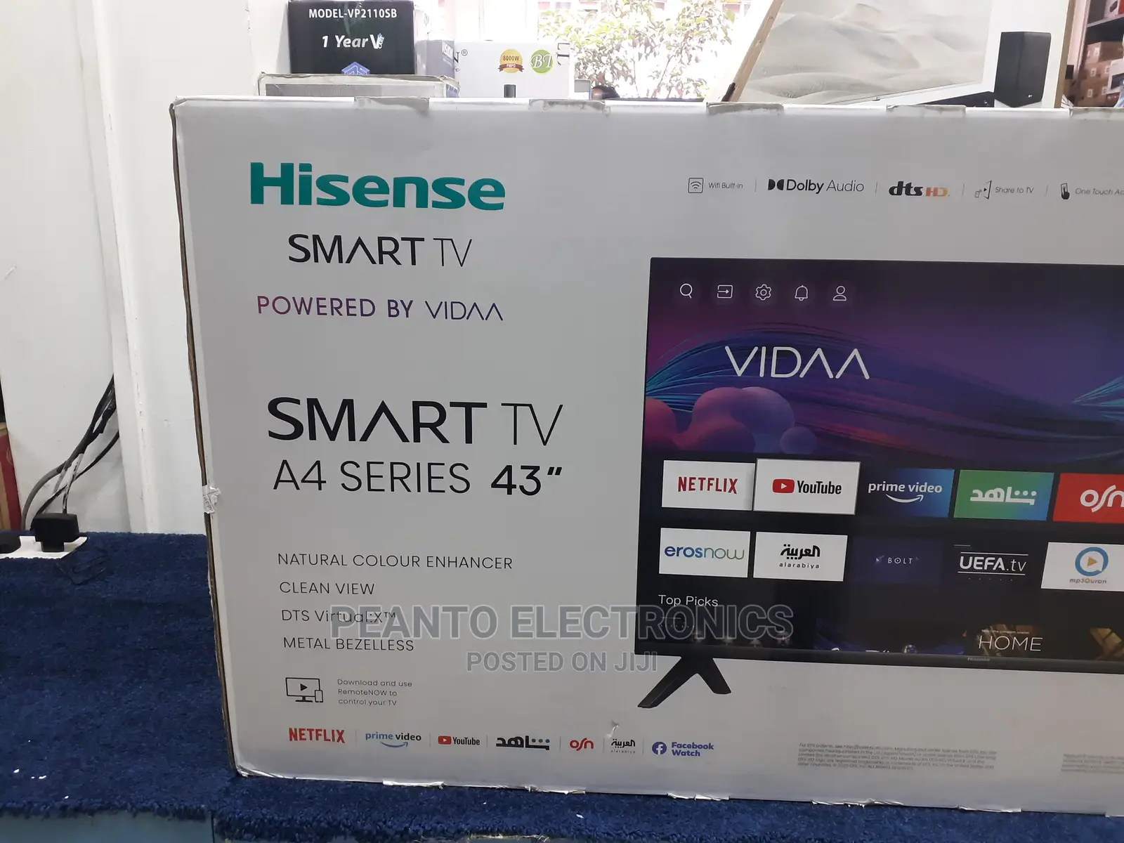 Hisense 43 Inch Smart Full HD Frameless TV