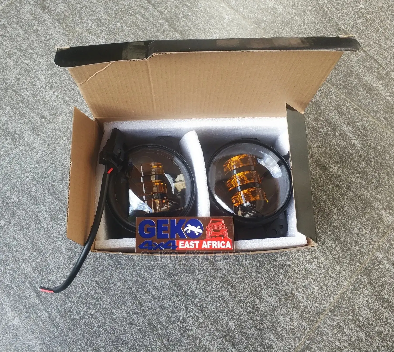 Fog Light,4 Inch, Amber Yellow, LED 30X2