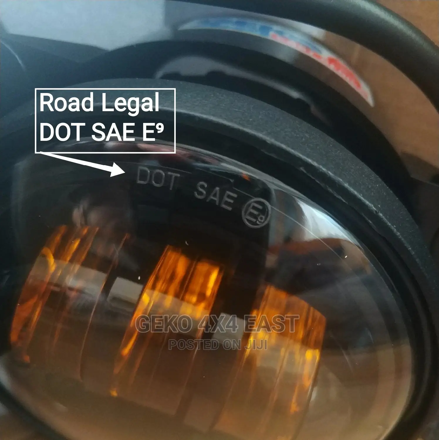 Fog Light,4 Inch, Amber Yellow, LED 30X2