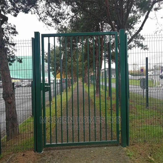 Modern Design Single Galvanized Fence Gate for Home/Garden