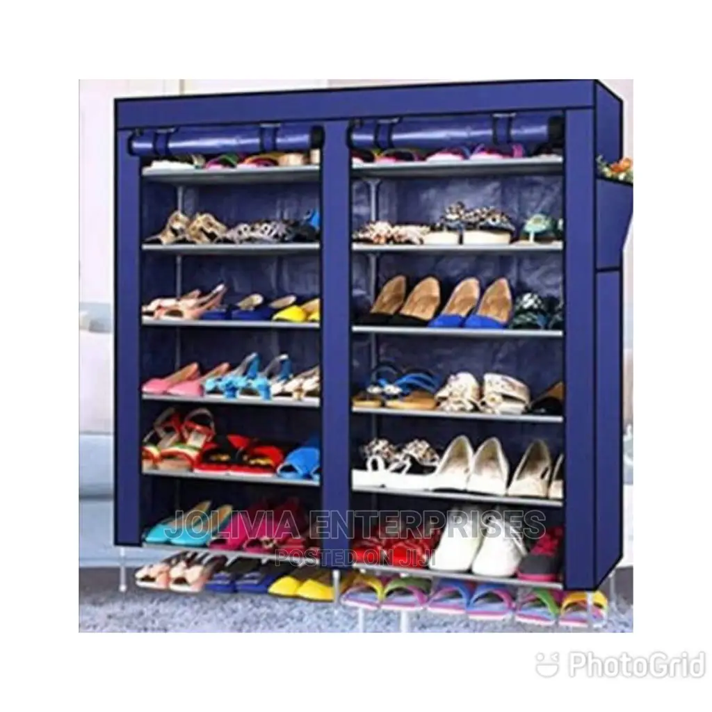 Shoe Rack - Double 36 Pairs