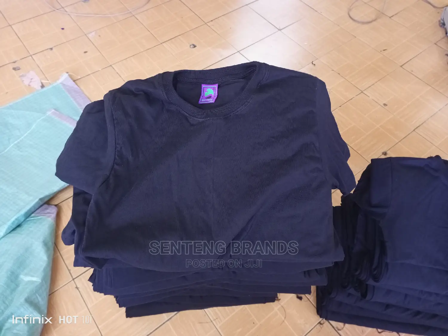 Excellent Black Plain Cotton T-Shirts