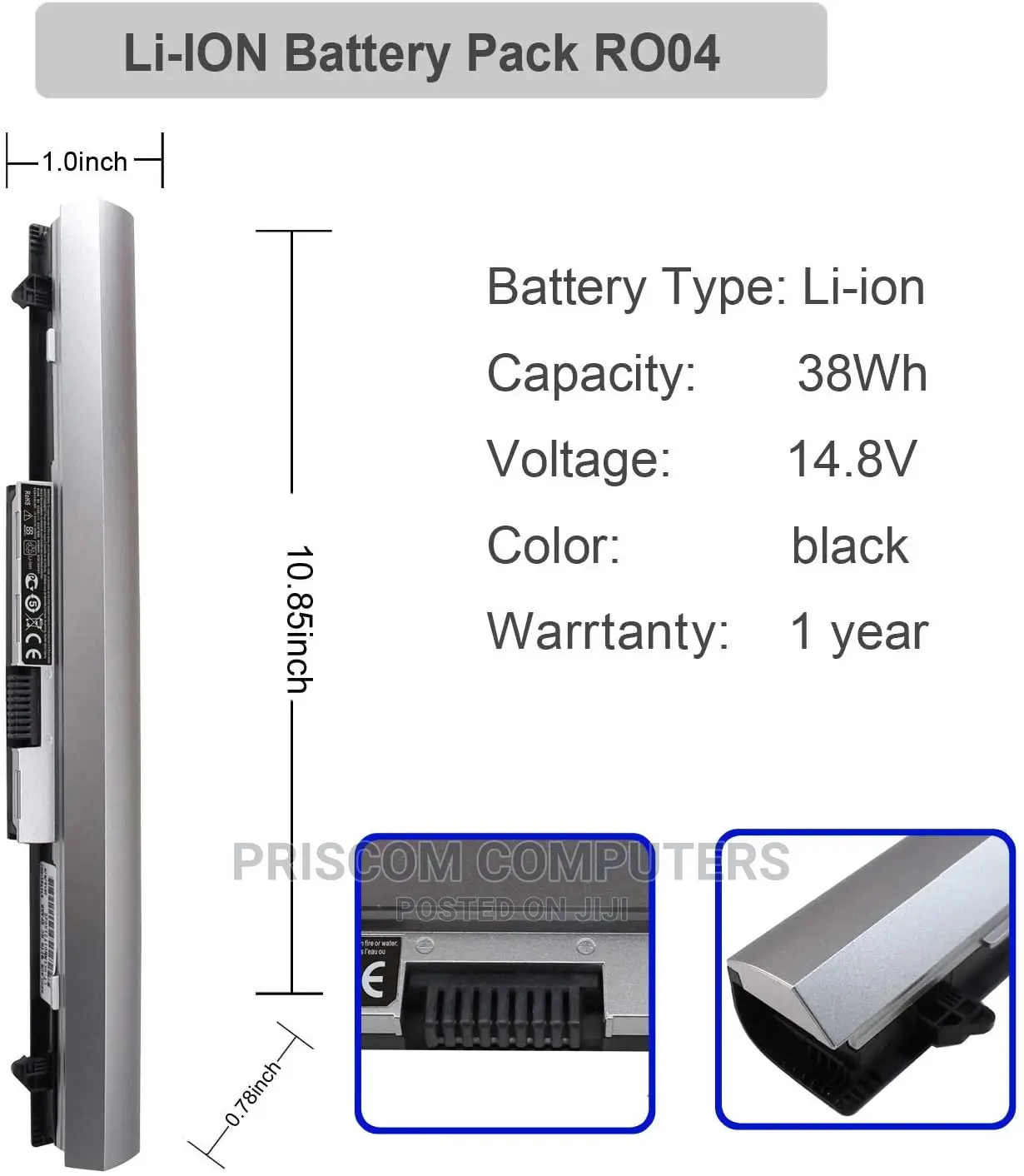 HP Battery for Probook 430 440 G3